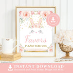 Favors Party Sign