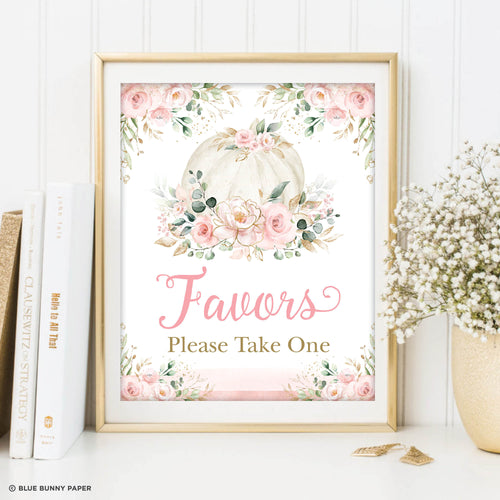 Favors Party Sign