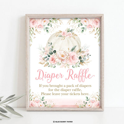 Diaper Raffle Party Sign