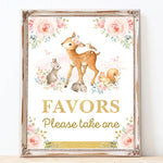 Favors Party Sign