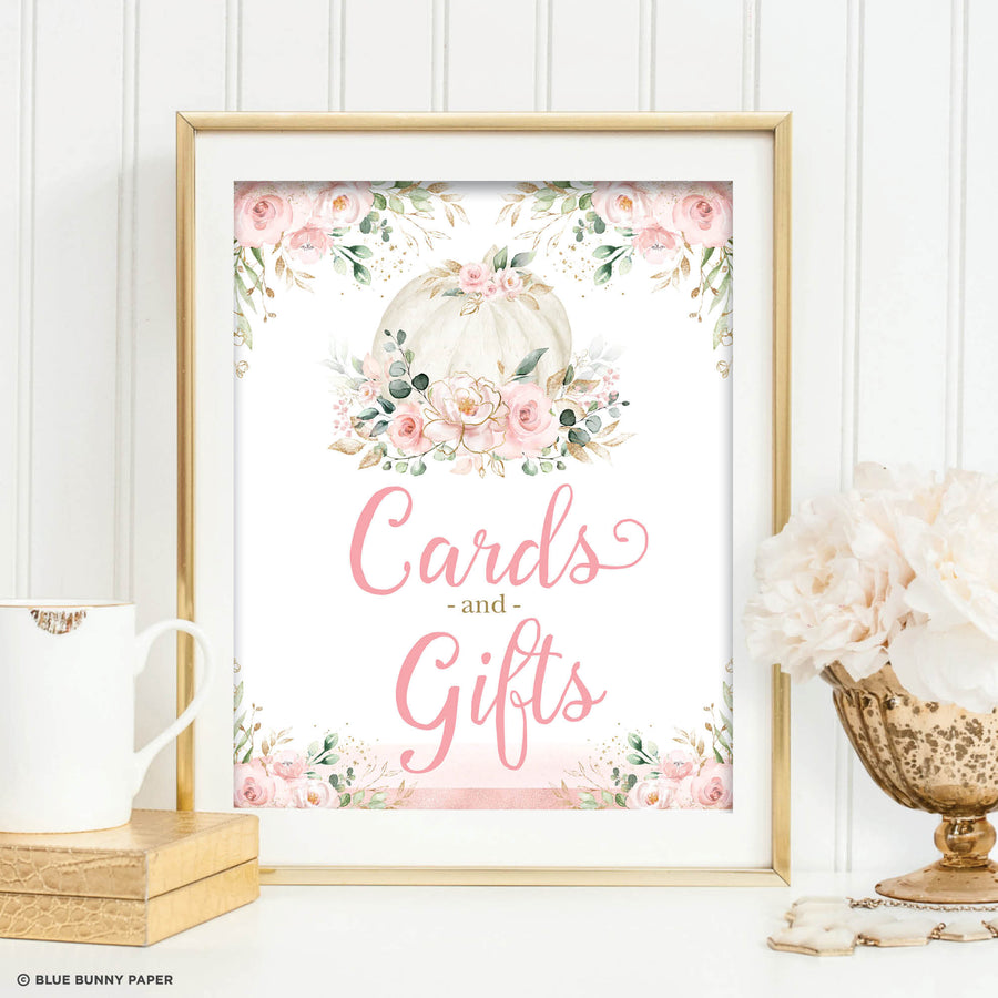 Cards and Gifts Party Sign