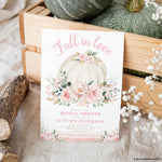 Printable Pumpkin Bridal Shower Invitation