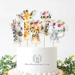 Jungle Animals Cupcake Topper