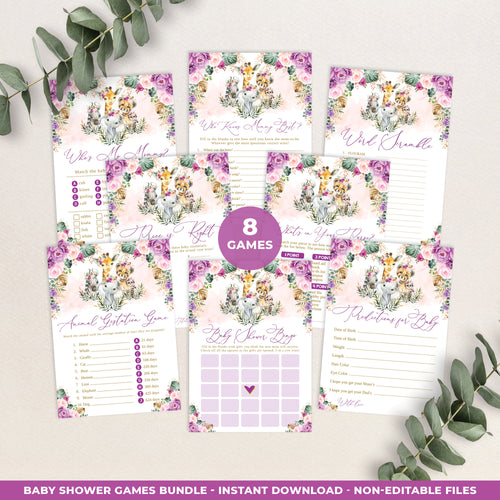 Baby Shower Games Bundle