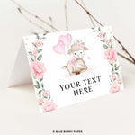 Pink Lamb Place Cards