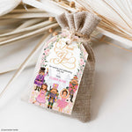 Pink Nutcracker Favor Tags