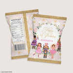 Pink Nutcracker Editable Chip Bag