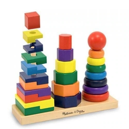 Melissa and Doug Wooden Stacker Toy