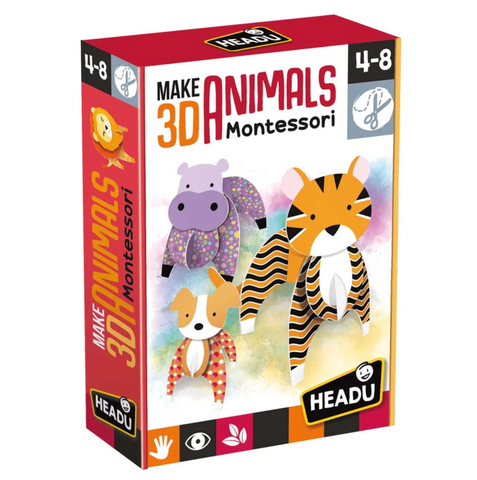 Make 3D Animals Montessori 