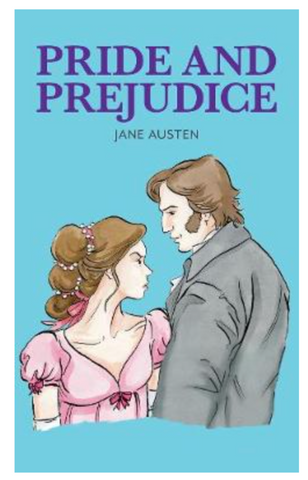 Pride and Prejudice Children's Book Illustrated Cover