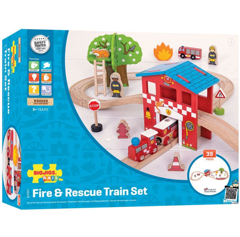 Fire and rescue train set