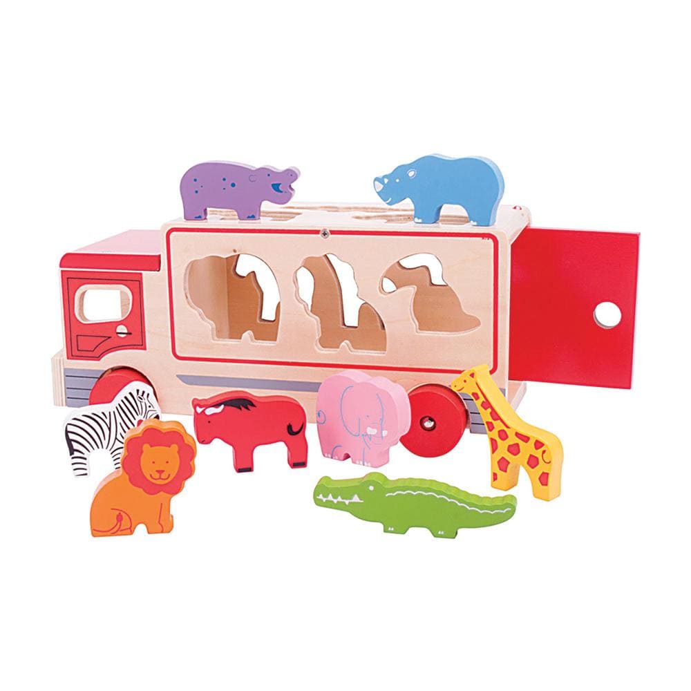 bigjigs animal shape lorry