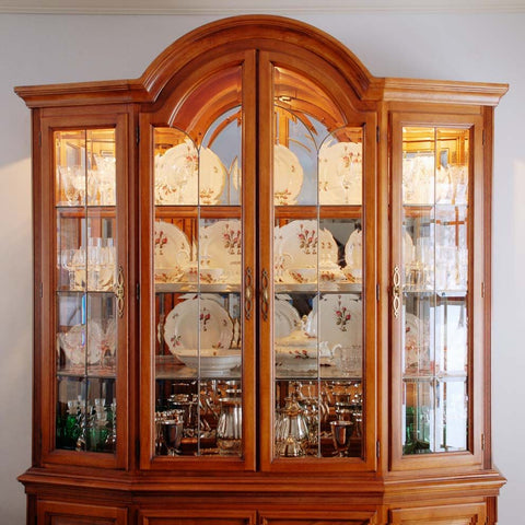 Vintage wooden hutch cabinet