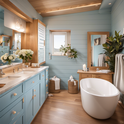 Coastal Bathroom Colour Palette