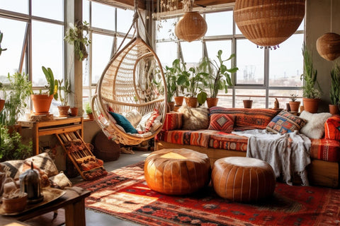 Bohemian interior decor