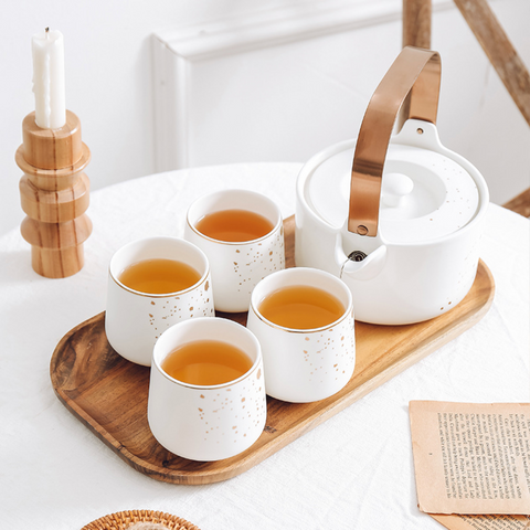 White Tea Set