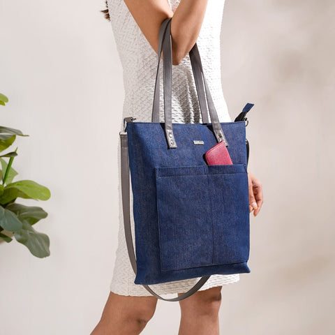 Buy Best Seller Navy and Light Blue Patterned Denim Purse, Jeans Handbag,  Recycled Denim Bag, Upcycled Jeans Bag, Eco Bag, Vegan Bag, Handmade Online  in India - Etsy