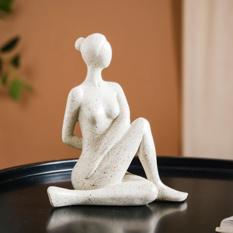 Ceramic Yoga Statue For Homes