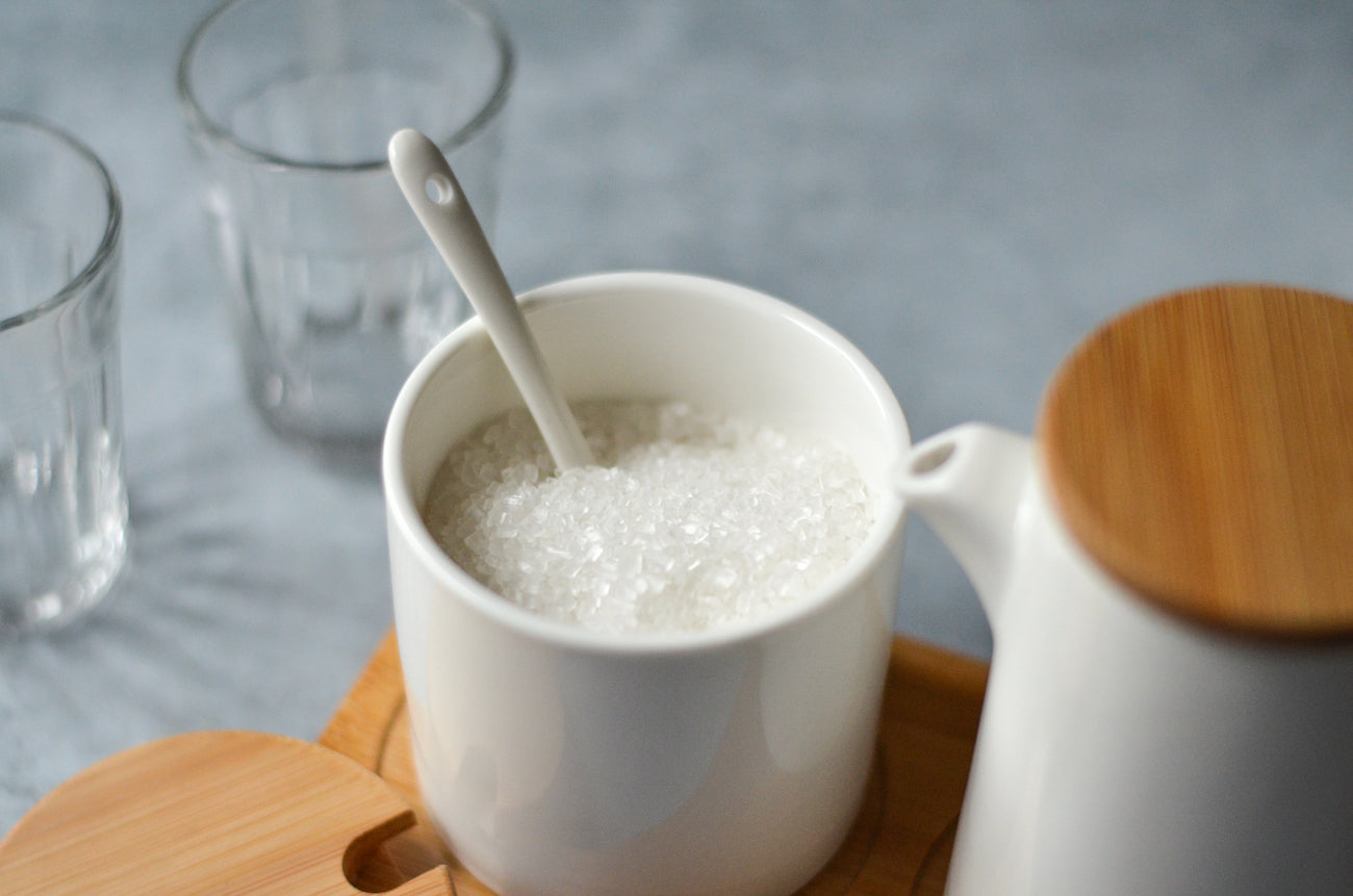 white ceramic jar