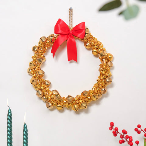 Golden Bell Wreath