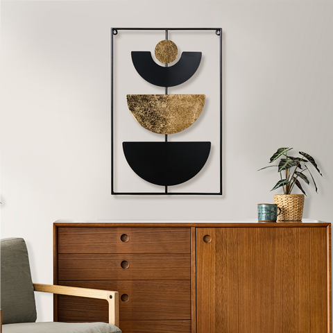 Lunar Cycle Metal Wall Art