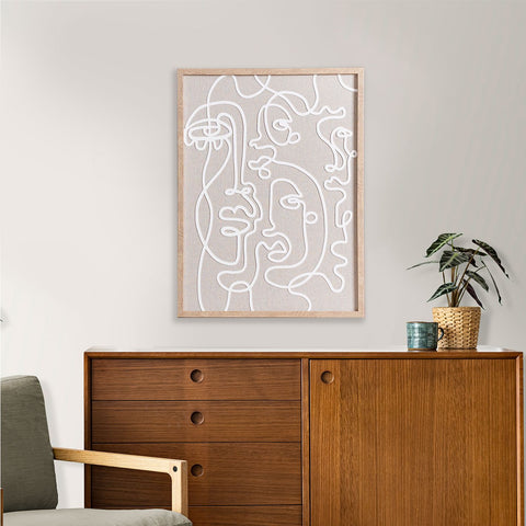Abstract wall art for modern offices
