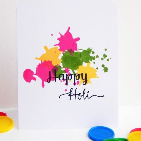 Holi Greeting Card
