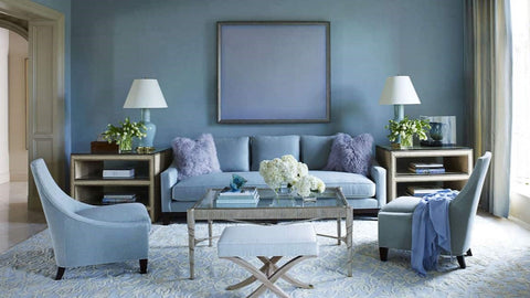 Blue in interior design