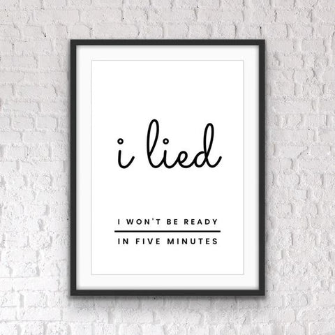 Funny Framed Wall Poster