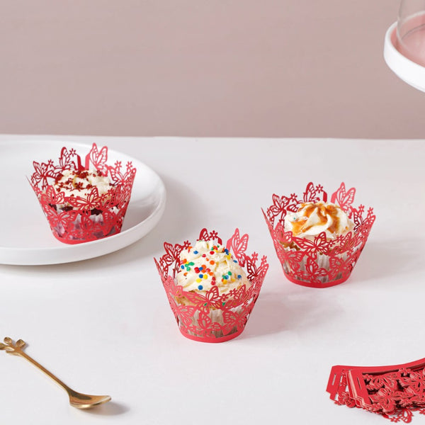 butterfly lace cupcake wrappers