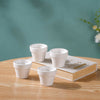 Mini Pot For Table Decor White Set of 4Mini Pot For Table Decor White Set of 4
