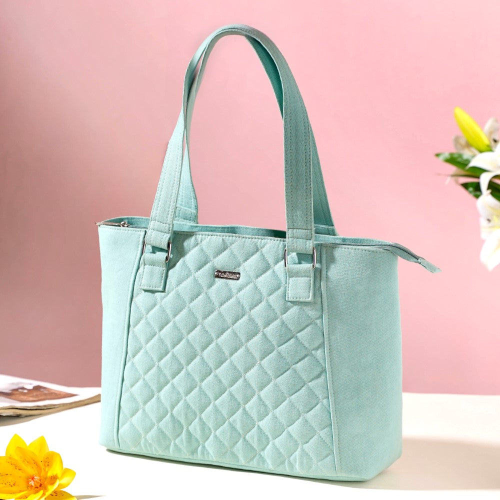 mint canvas tote