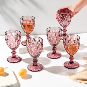 Rose Shaped Wine Glasses Transparent For Party Wedding Valentine's Day  Durable Creative 150ml Drinkware