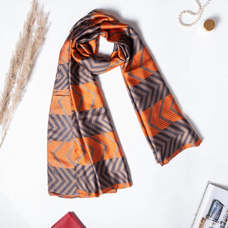 Paisley And Houndstooth Printed Winter Scarf | Nestasia