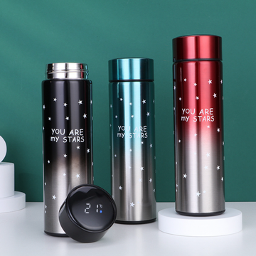 Botol Thermos premium Include box/lv intelligent 500ml stainless steel life  vacuum