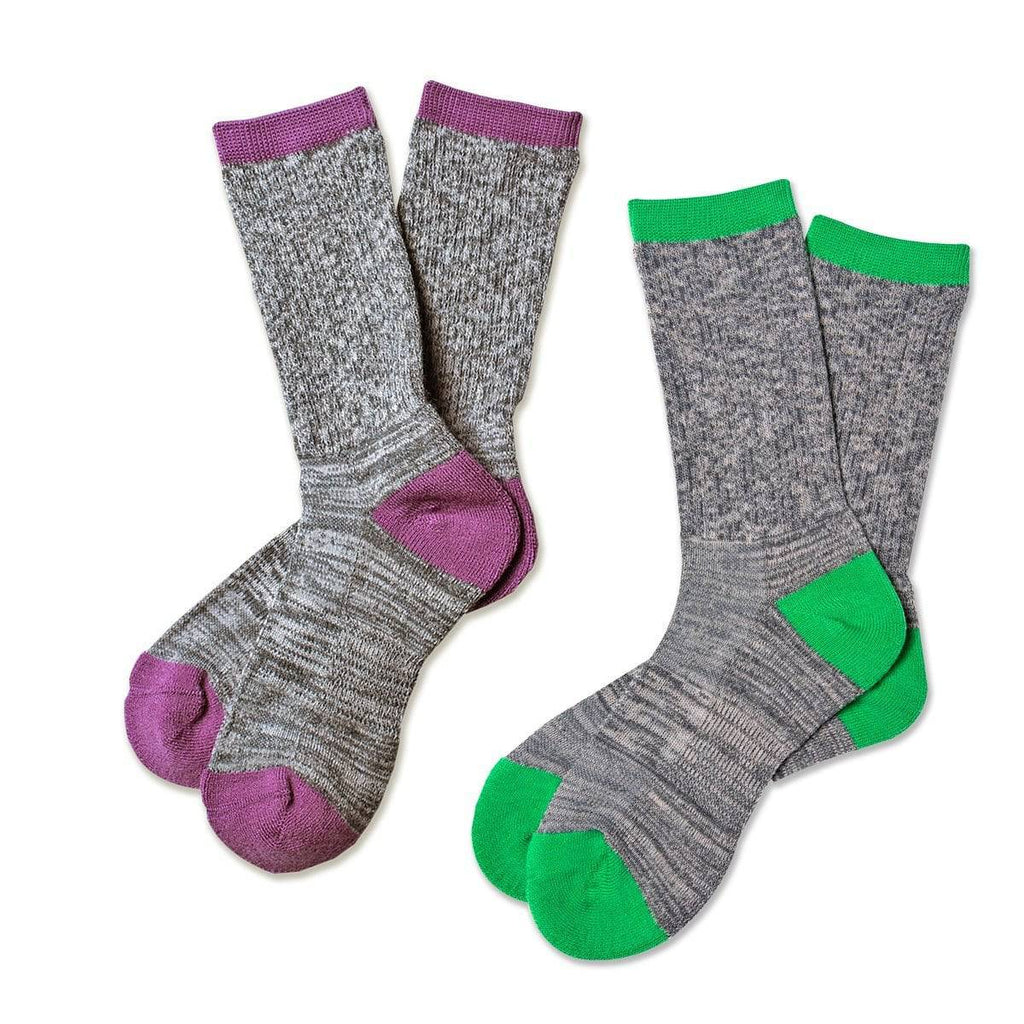 Women's Lightweight Merino Wool Socks Crew (2 Pairs)– Wildly Goods