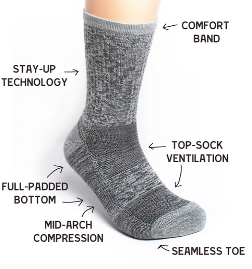 Lightweight Merino Wool Crew Socks– Wildly Goods