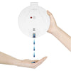 The TabTime Automatic pill dispenser dispensing pills into a hand that is catching them 