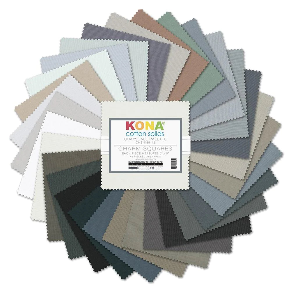 KONA GRAYSCALE CHARM PACK