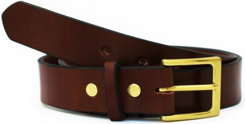 Everyday Belt - Brown with Gold Hardware