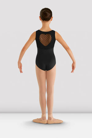 Bloch Girls Miame Heart Mesh Leotard - Empire Dance Shop 