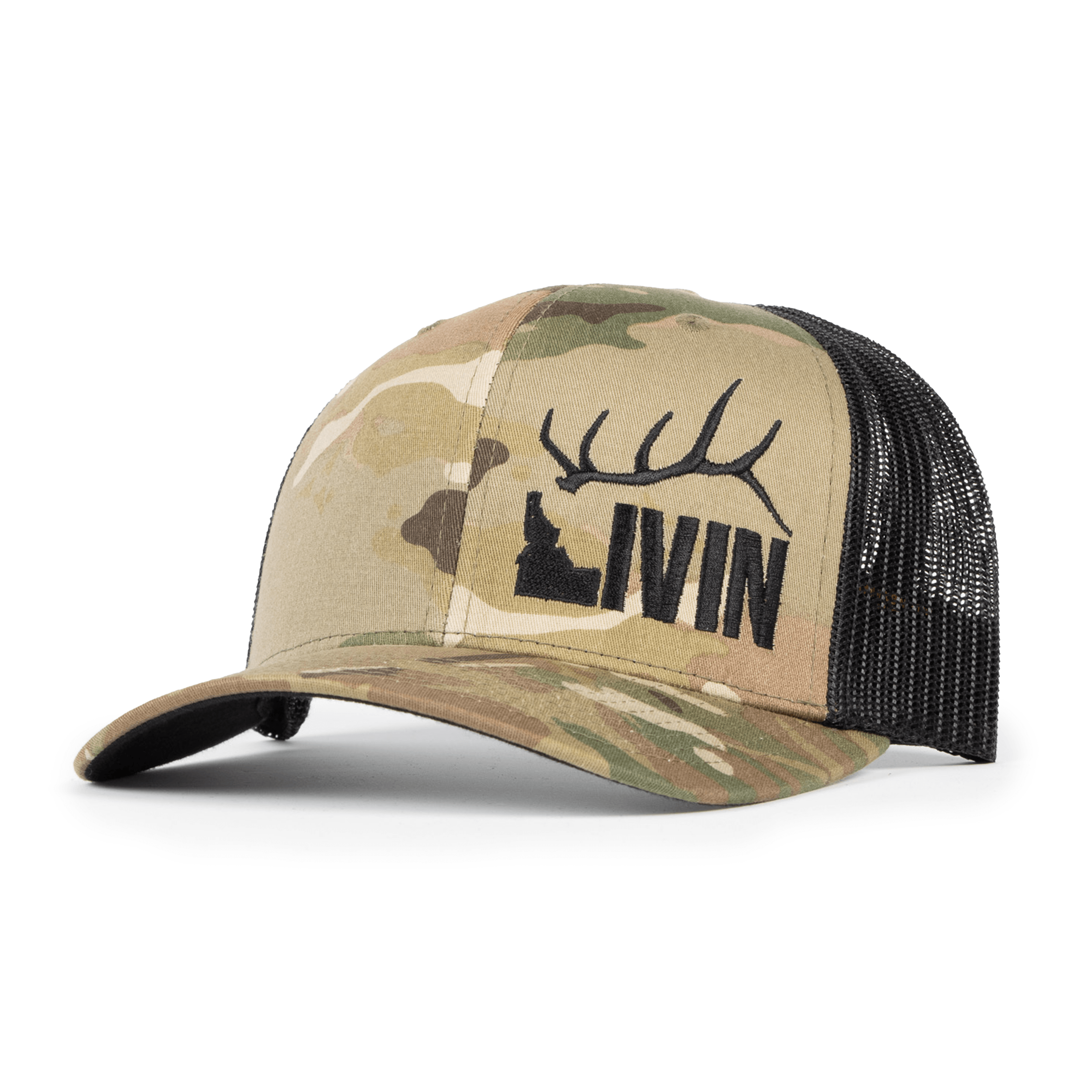 Elk Flag Multicam FlexFit Hat