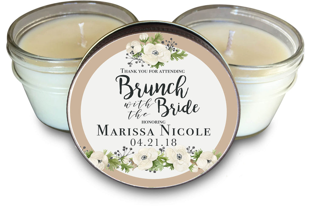 Brunch with the Bride Bridal Shower Candle Favors - Brownstone Market