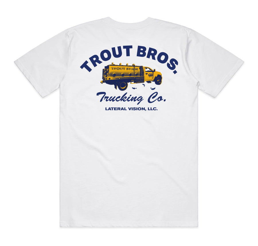 Trout Bros. Trucking Co. T-Shirt - Vintage White – Lateral Vision