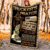 Trucker - I Put My Hands In Your Lord - Fleece Blanket