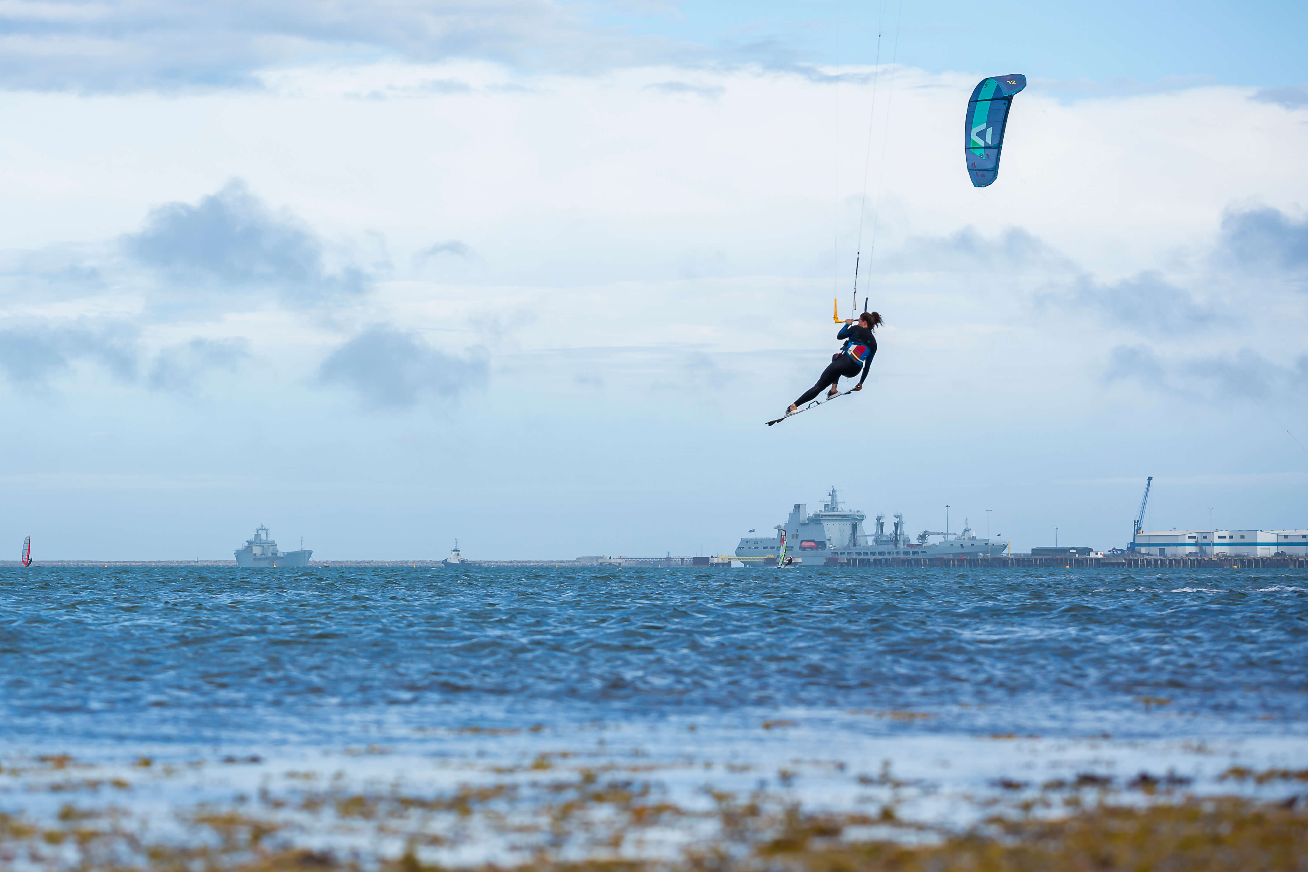 female kitesurfer sheflies awesome maps