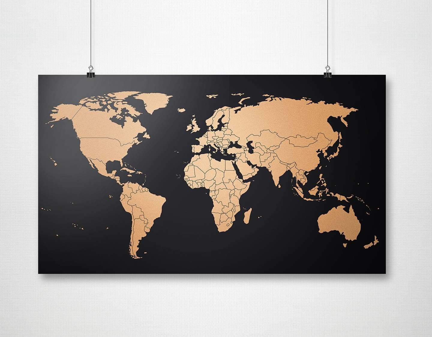 Copper Map Wall Art Awesome Maps   Copper Map Paper Map Awesome Maps 651905 3600x3600 