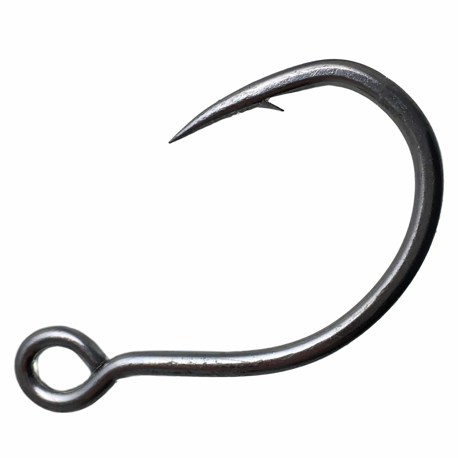Fishing Hook - Inline Single Hooks Circle Hooks Big Eye Size #8 to