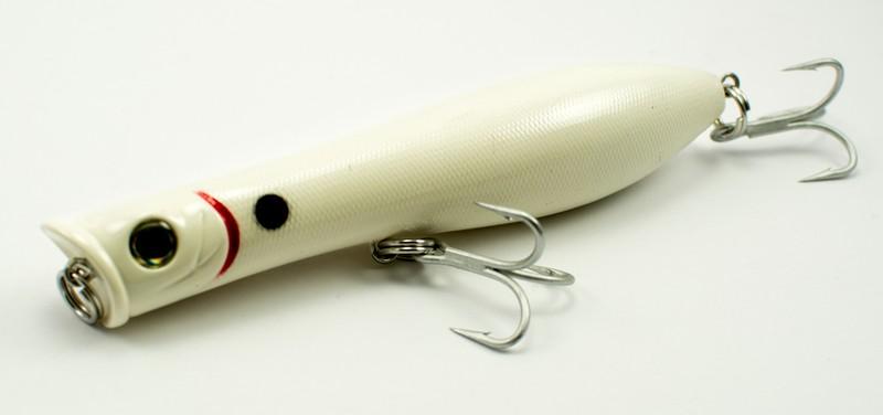 Cotton Cordell Pencil Popper Fishing Lure - Pearl/Blue - 6 in