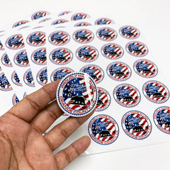 Waterproof stickers and labels